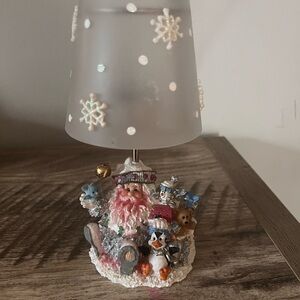 Pink and Blue Holiday Decor with Whimsical Snowflakes